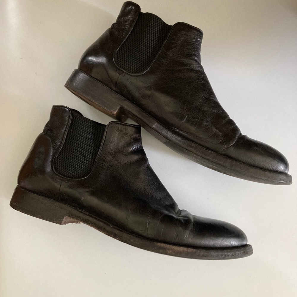 Alberto Fasciani Black Leather Ankle Boot Women’s 38 Italy